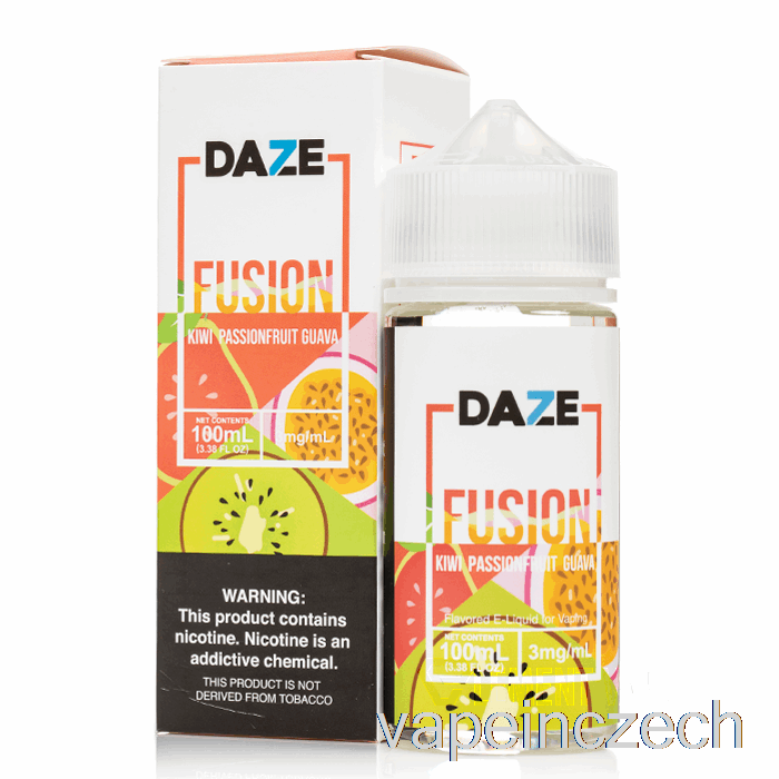 Kiwi Passionfruit Guava - 7 Daze Fusion - 100 Ml 6mg Vape Pero
